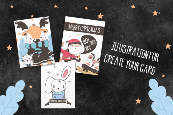 Christmas Character Illustration for Branding and Marketing