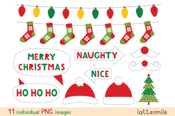 Christmas Decor Illustrations for Blog and Website Design