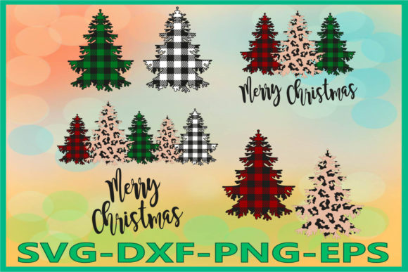 Christmas Tree, Buffalo Plaid Illustration Review