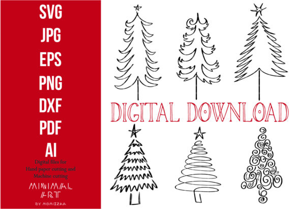 Christmas Tree Clip-art Wall Art Illustrations