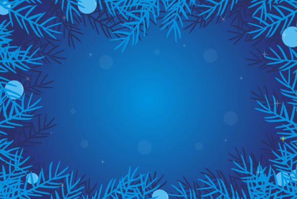 Christmas Unique Frame Illustrations for Local Branding