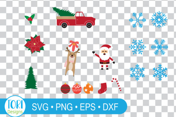 Merry Christmas Decoration Set for Festive Branding